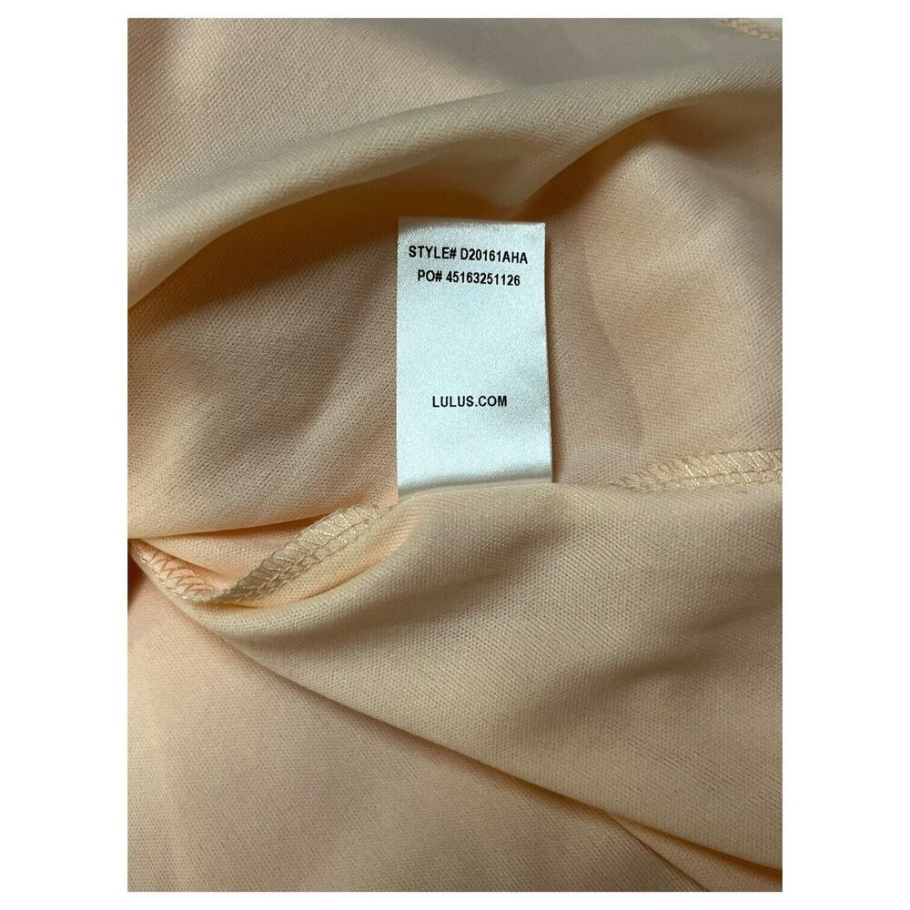 Lulus Dress Womens S Fit Flare Skater Sleeveless Textured Round Neck Lined Pink - Picture 12 of 13